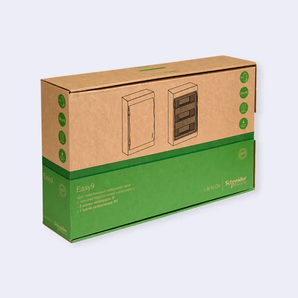 EZ9E312S2SRU | City9 Box корпус навесной с проз. дв. 3ряд/36мод, Systeme Electric