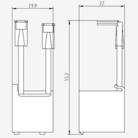 22206DEK | Ограничитель перенапряжения контакторов КМ-102 (40-65А) 110-240В_AC ОП-02, Dekraft