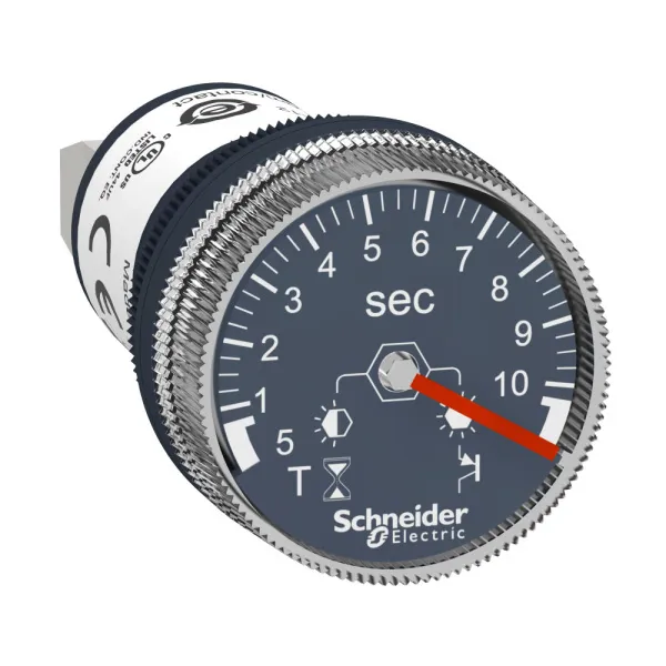 XB5DTB22 | Таймер, 24В DC, задержка срабатывания 0,5...10 сек, Schneider Electric