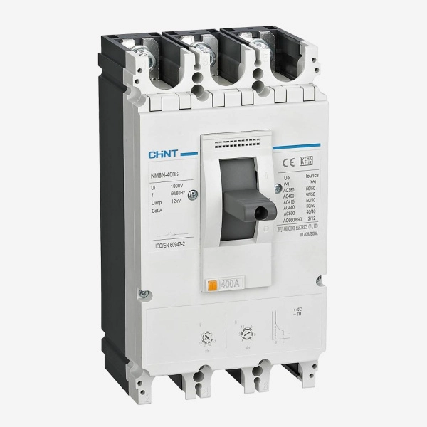 269505 | Автоматический выключатель защиты двигателя NM8N-400S M 400А 50кА 3P, Chint
