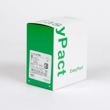 LC1E1201M5 | Контактор, серия EasyPact TVS, 3P, 12А, 1НЗ, управление 220В AC, Schneider Electric