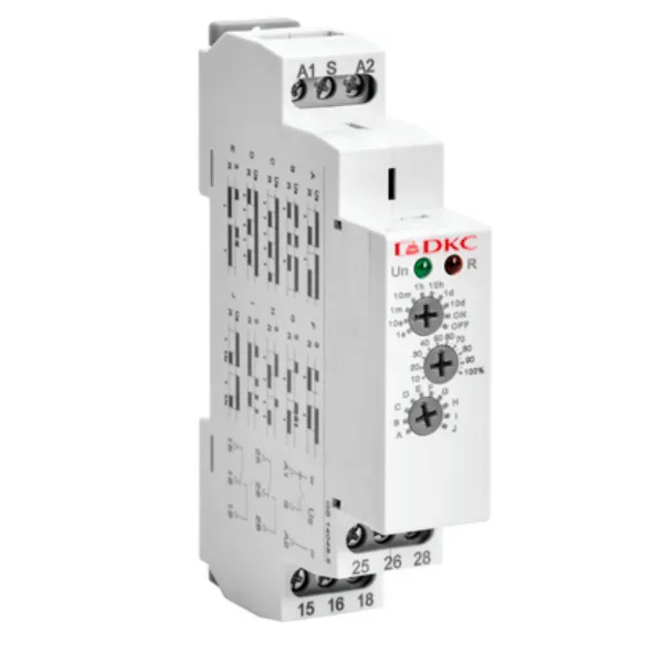 dkcDRM-TM-2-240 | Реле времени многофункциональное, конфигурация контакта 2CO, AС/DC 12-240В, DKC