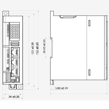 SM252MESC | Контроллер SM252, Ethernet Ethernet/EtherCAT CANopen 2RS485 Modbus OPCUAServer Codesys3.5SP18, Systeme Electric