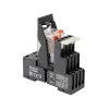 HF18-110AC-4 | Комплект реле: колодка винт;пластиковая клипса;маркер + реле Hongfa 4CO 6A; AgNi; катушка 110B AC, ID