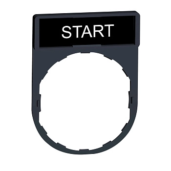 ZBY2303 Этикетка START, Schneider Electric 