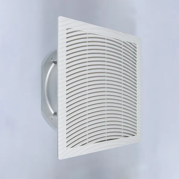 Вентилятор с фильтром 1150/1350 м3/ч, 220-240В AC, 50/60 Гц, 325х325мм, вырез 291x291мм, цвет RAL703