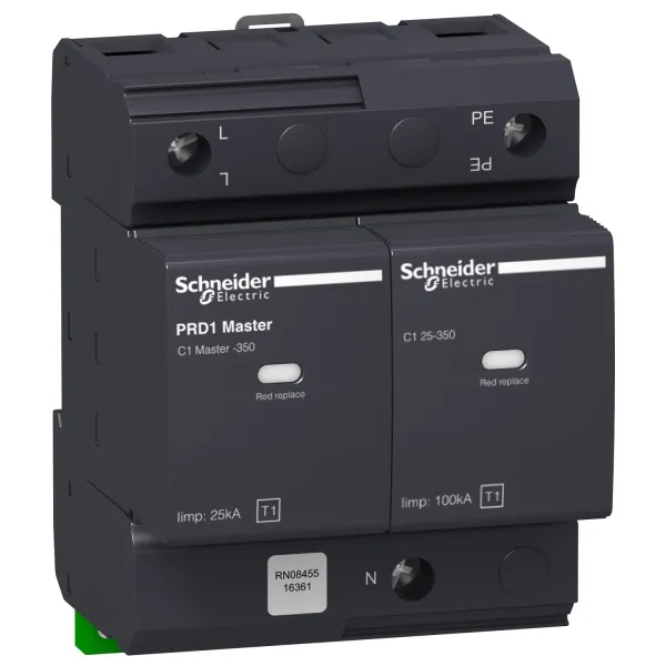 16361 | УЗИП, серия PRD1, L, N, PE, класс 1, Schneider Electric