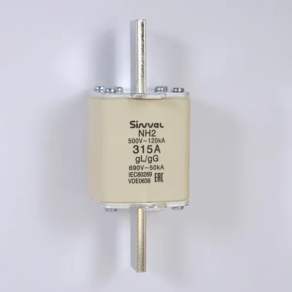FNH2-315 | Предохранитель ножевой тип 37, 315 A, габ 2, gG, 690 B AC, Sinvel 