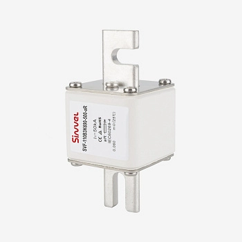 SVF-110B1K1000-350-aR | Предохранитель, 350 А, 1000 В DC / 1000 В AC, aR, ножи под болт, габ 1, монт расст 110 мм, Sinvel 