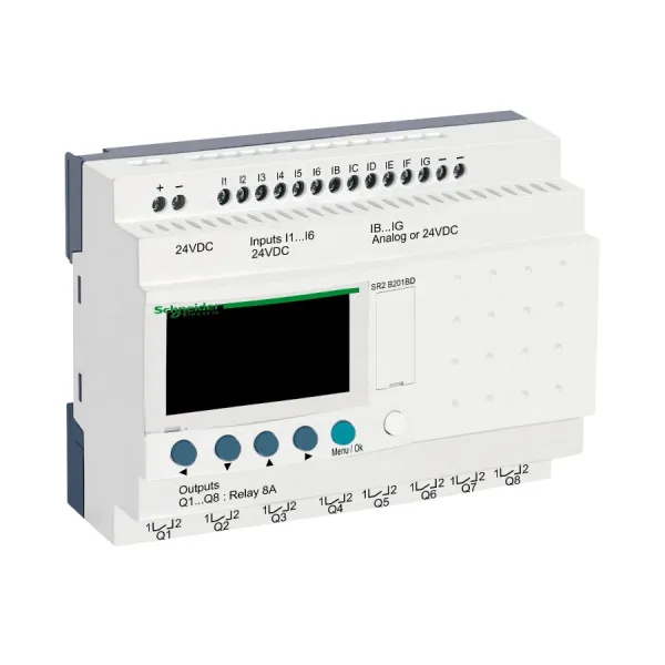 SR2B201FU | Интеллектуальное реле Zelio logic, Schneider Electric