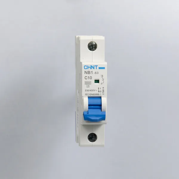 179614 | Автоматический выключатель NB1-63 1P 10А 6кА характеристика C (DB), Chint