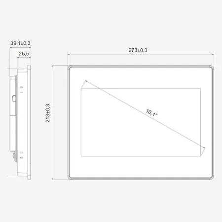 HMISGU101ME | Графическая панель оператора 10,1", 1 порт Ethernet, металл, Systeme Electric