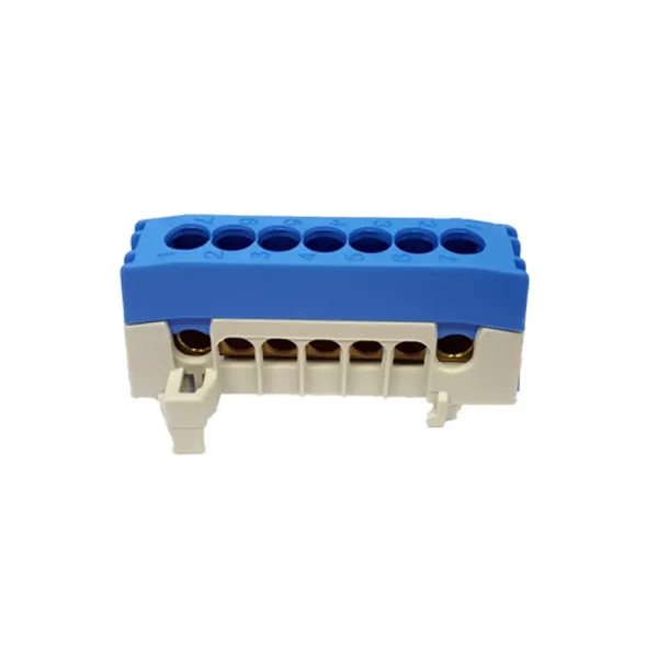 ID tb 7 BL | Изолированная нулевая шина на DIN-рейку 7 подключений, OEZ