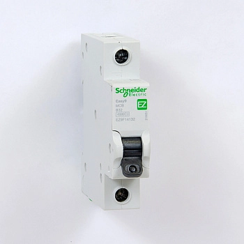 EZ9F14132 | Easy9, 1p, 32А, кривая B, 4,5кА — Автоматический выключатель, Schneider Electric