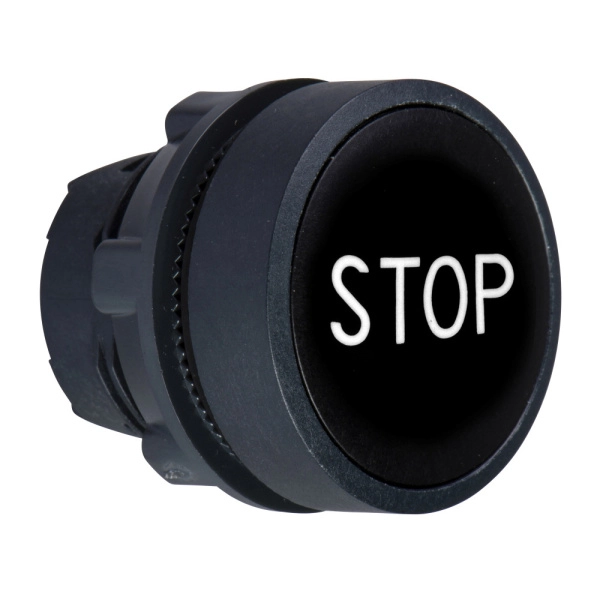 ZB5AA234 | Головка кнопки, черная, "STOP", Schneider Electric