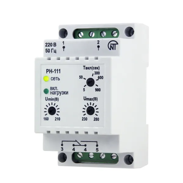 РН-111 | Реле напряжения однофазное, Новатек
