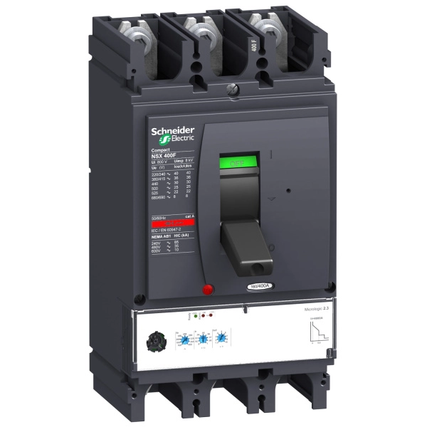 LV432709 | Автоматический выключатель NSX400H Micrologic 2.3 3P3d 250A 70кА, Schneider Electric