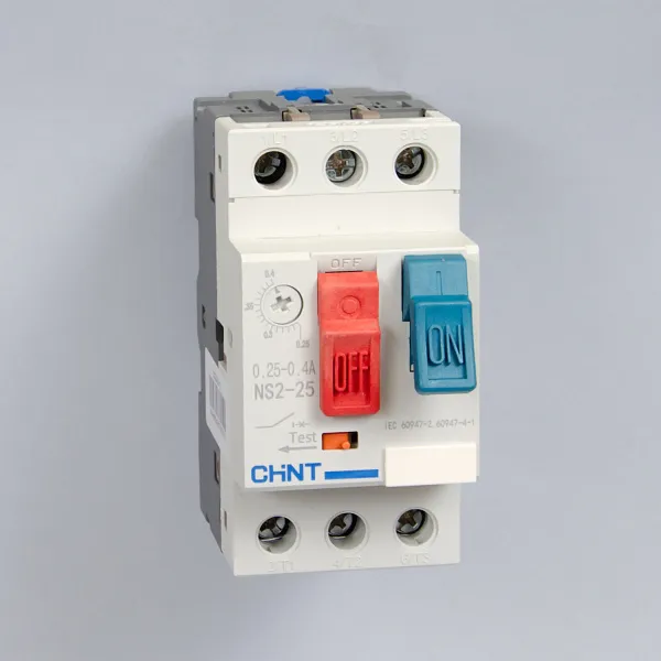 Автоматический выключатель защиты двигателя NS2-25 0.25-0.4А, Chint, ch495074