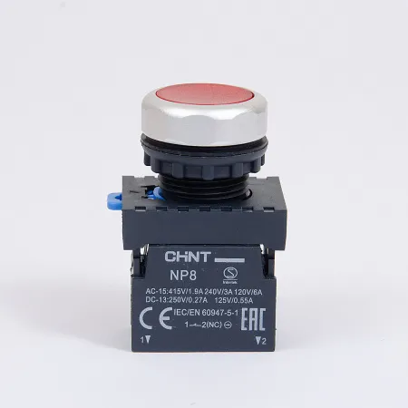 667239 | Кнопка управления NP8-01BND 1НЗ красная AC/DC24В(LED) IP65, Chint