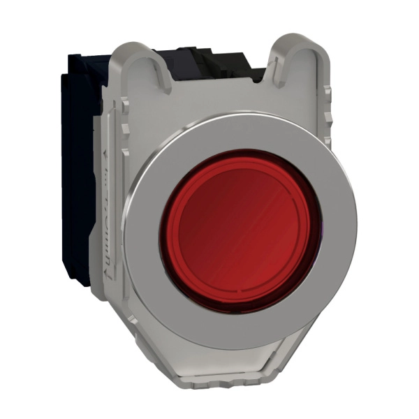 XB4FW34B5 | Кнопка с подсветкой 24В AC/DC с возвратом, красная, 1НО+1НЗ, Schneider Electric