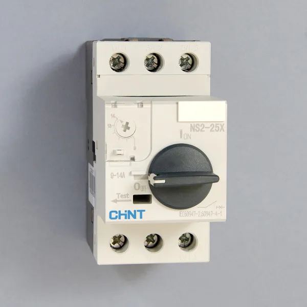 Автоматический выключатель защиты двигателя NS2-25X 9-14А с поворотной ручкой, Chint, ch495186