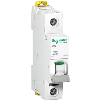 A9S65163 | Выключатель нагрузки, серия  iSW, 1p, 63А, Schneider Electric