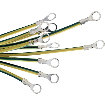NSYEL166D6 | Проводники заземления 160 мм, 6 мм², M6, Schneider Electric
