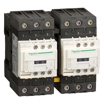 LC2D65AG7 | Контактор реверсивный, серия Tesys D, 3P, 65 А, AC3, 1 НО +1 НЗ, 120В AC, Everlink, Schneider Electric