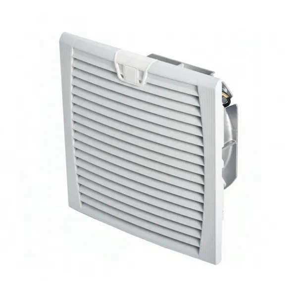 Вентилятор с фильтром 650/800 м3/ч, 220-240В AC, Flip 323х323мм, вырез 292x292мм, RAL7035