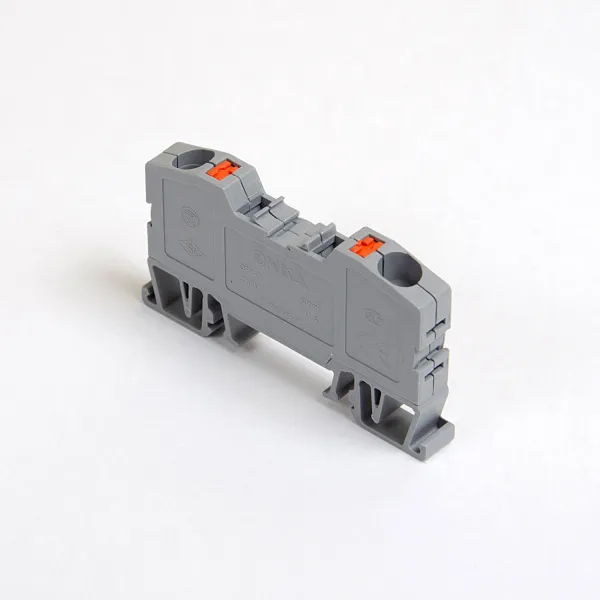 1020034 | Клеммник пружинный быстрозажимной (Push in), 6мм.кв. (серый), 1522, Onka