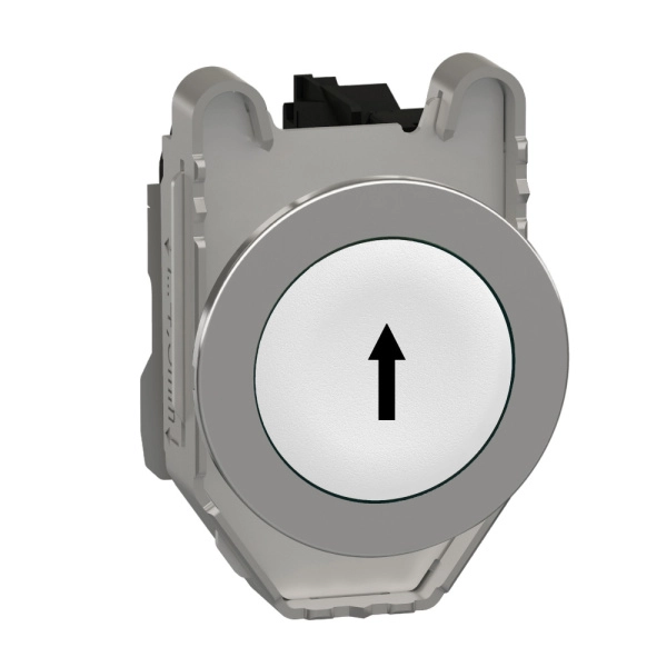 XB4FA3341 | Кнопка без подсветки с возвратом, белая, 1НО, стрелка вверх, Schneider Electric