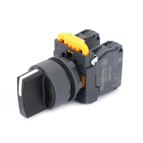 SB5AD25 | Переключатель 2-позиционный, фиксация, 1НО+1НЗ, Systeme Electric