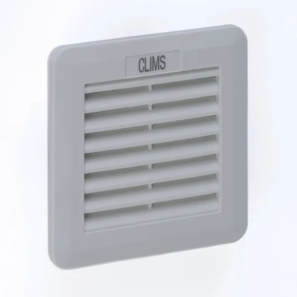 Выпускная решетка Slide 150х150мм, вырез 125х125мм, RAL7035