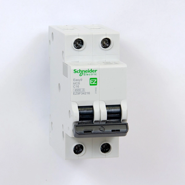 EZ9F34216 | Easy9, 2p, 16А, кривая C, 4,5кА — Автоматический выключатель, Schneider Electric