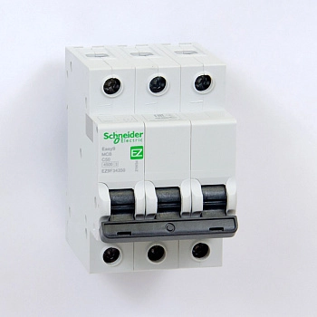 EZ9F34350 | Easy9, 3p, 50А, кривая C, 4,5кА — Автоматический выключатель, Schneider Electric