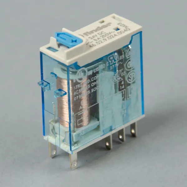 465290240040 | Миниатюрное реле, серия 46, 24В DC, 8А, 2CO, Finder