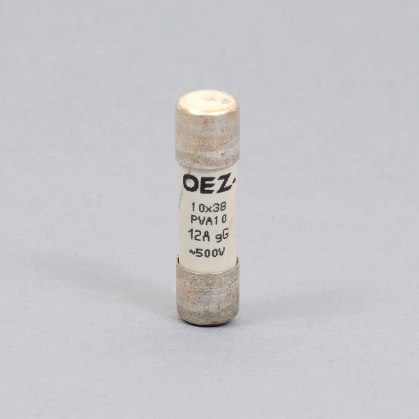 OEZ:40753 | Плавкая вставка, серия PV, 12А, кривая gG, размер 10x38мм, OEZ 