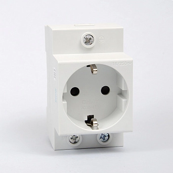 ch775001 | Розетка AC30-111 с заземляющим контактом на DIN-рейку, Chint