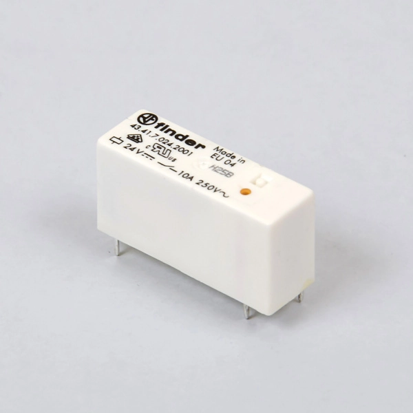 434170242001 | Миниатюрное реле, серия 43, 24В DC чувств., 10А, 1CO, Finder