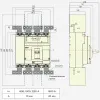 263408 | Внешние выводы FCP25-M8 для переднего присоединения NM8N-1600 (800-1250А) 4P  (8 штук), Chint