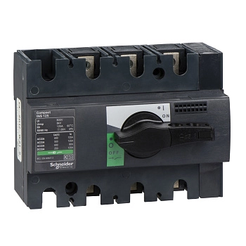28910 | Выключатель нагрузки INS125 125 A 20кА 3P, Schneider Electric