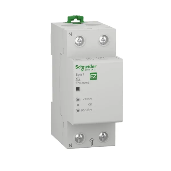 EZ9C1240 | Реле напряжения однофазное Easy9 1P+N, силовой контакт 40А, 230В, Schneider Electric