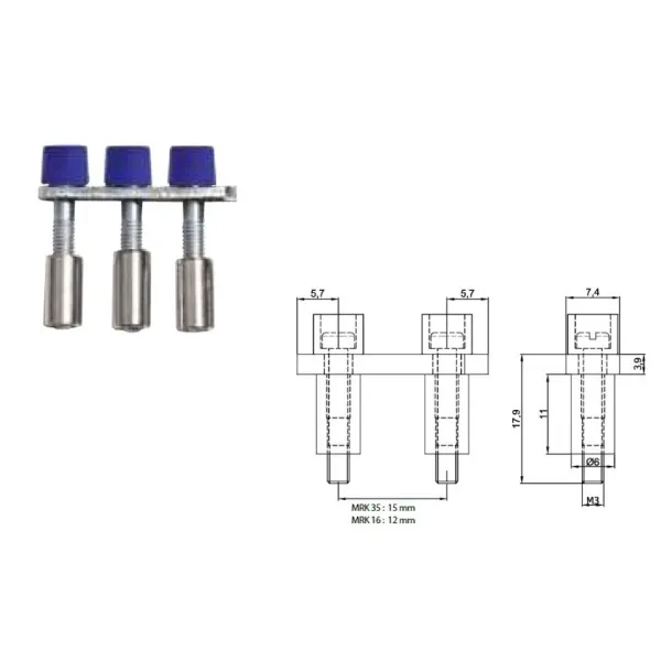 1060162 | CC 35/3; Перемычка для MRK 35 (3 полюса),2267, Onka