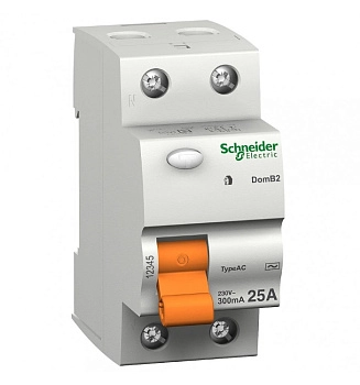 11454 | УЗО, серия Домовой ВД63, 1p+N, 16А, 10мА, тип AC, Schneider Electric