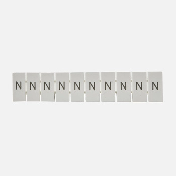 ZB3.5(N)  | Маркировка верхняя горизонтальная для клемм 1.5 кв.мм, N (1 лист = 120 шт.), Clims 