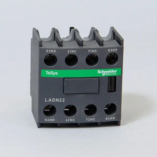 LADN22 | Блок дополнительных контактов, 2 НО + 2 НЗ, фронтальный монтаж, Schneider Electric