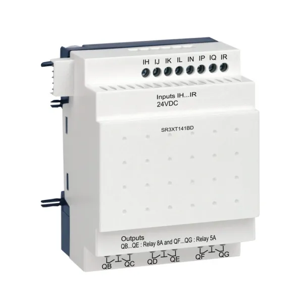 SR3XT141BD | Zelio Logic модуль расширения вх/вых 14 I/O 24VDC, Schneider Electric