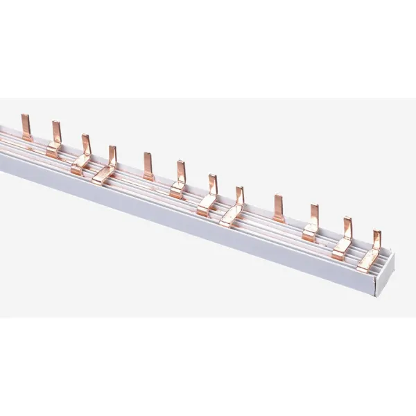 32033DEK | Шина соединительная 3P 75А 1 метр 14х4 контактов ШС-101, Dekraft