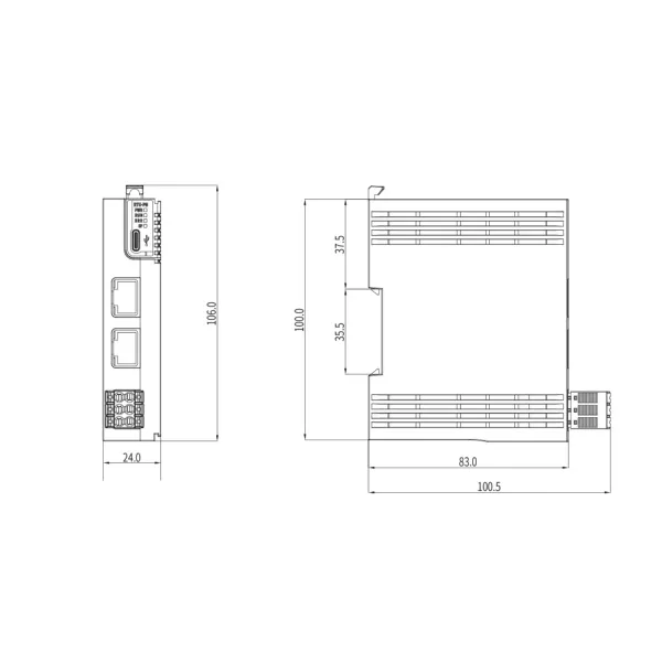 GL20-RTU-PN | Коммуникационный модуль Profinet , Inovance