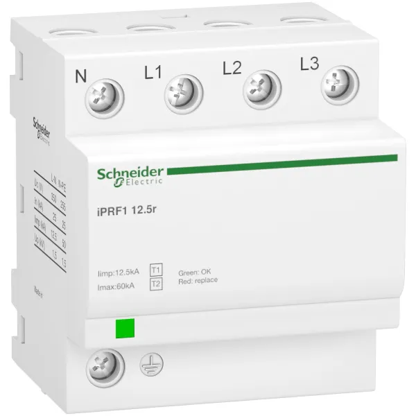 A9L16634 | УЗИП, серия iPRF, L1, L2, L3, N, PE, класс 1+2, Schneider Electric